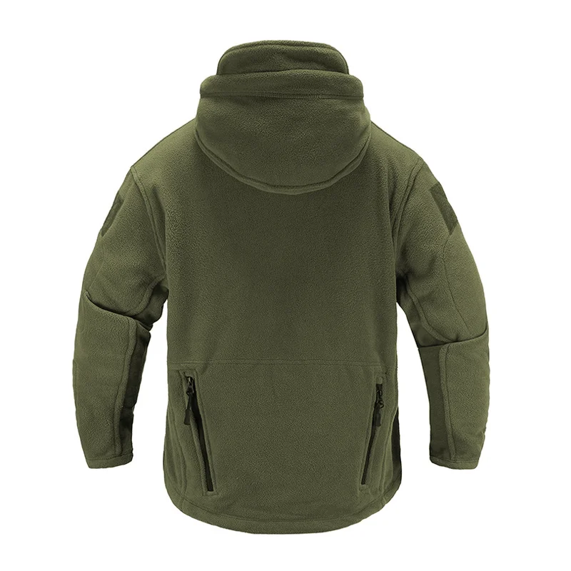 Winter Airsoft Military Jacket Men Fleece Tactical Army Green Jacket Thermal Hooded Jacket Coat Autumn Outerwear Mens Clothing mountain hardwear ghost whisperer