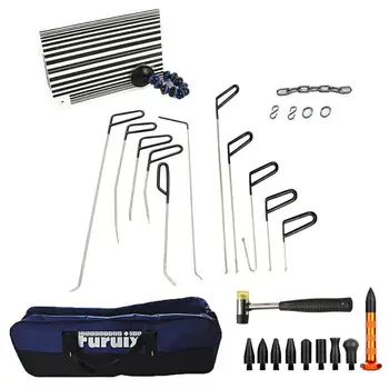 

Rod Set with Whale Tails Tools Dent Puller Kit Car Dent Remover Auto Dent Puller with Hammer & Tap Down car repair tools