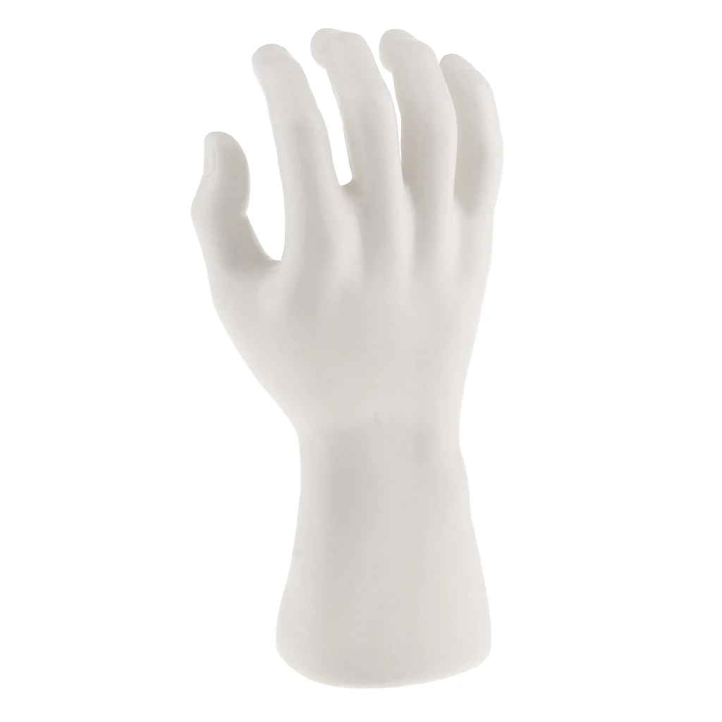 1 Piece Men Male Mannequin Right Manikin Hand For Jewelry Bracelet Watch Ring Display Black White 9 inches | Украшения и