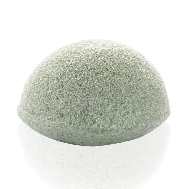 Овальная форма Konjac Губка косметический спонж губка для очистки лица Натуральный аморфофаллюс коньяк слоеное приспособление для очистки лица промывочный флаттер 1 шт