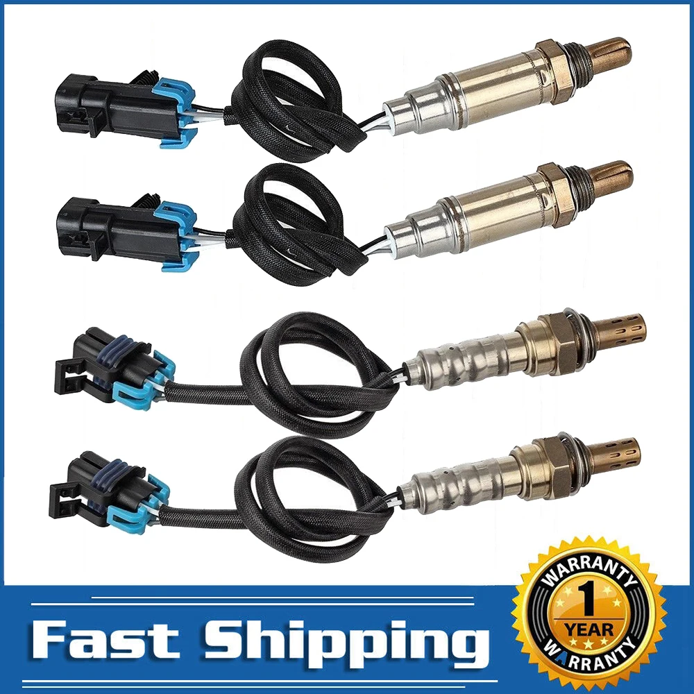 4pcs O2 Oxygen Sensor for Chevrolet Avalanche Silverado Suburban Tahoe