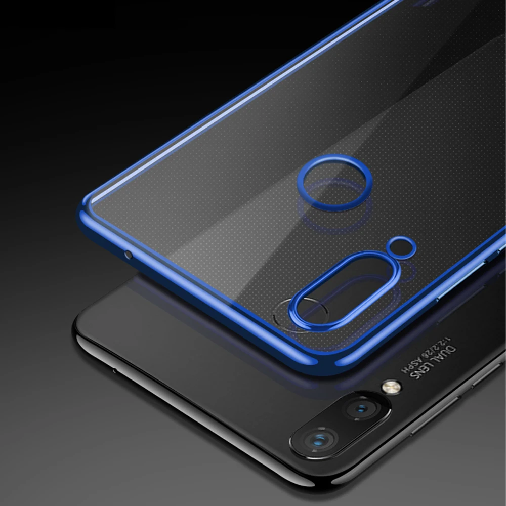 Чехол с лазерным покрытием для iPhone 11 Pro Max XS XR X 8 7 6S 6 Plus 5s 5 SE прозрачный мягкий