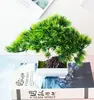 Artificial Plants Potted Bonsai Green Small Tree Plants Fake Flowers Potted Ornaments for Home Garden Decor Party Hotel Decor ► Photo 2/6
