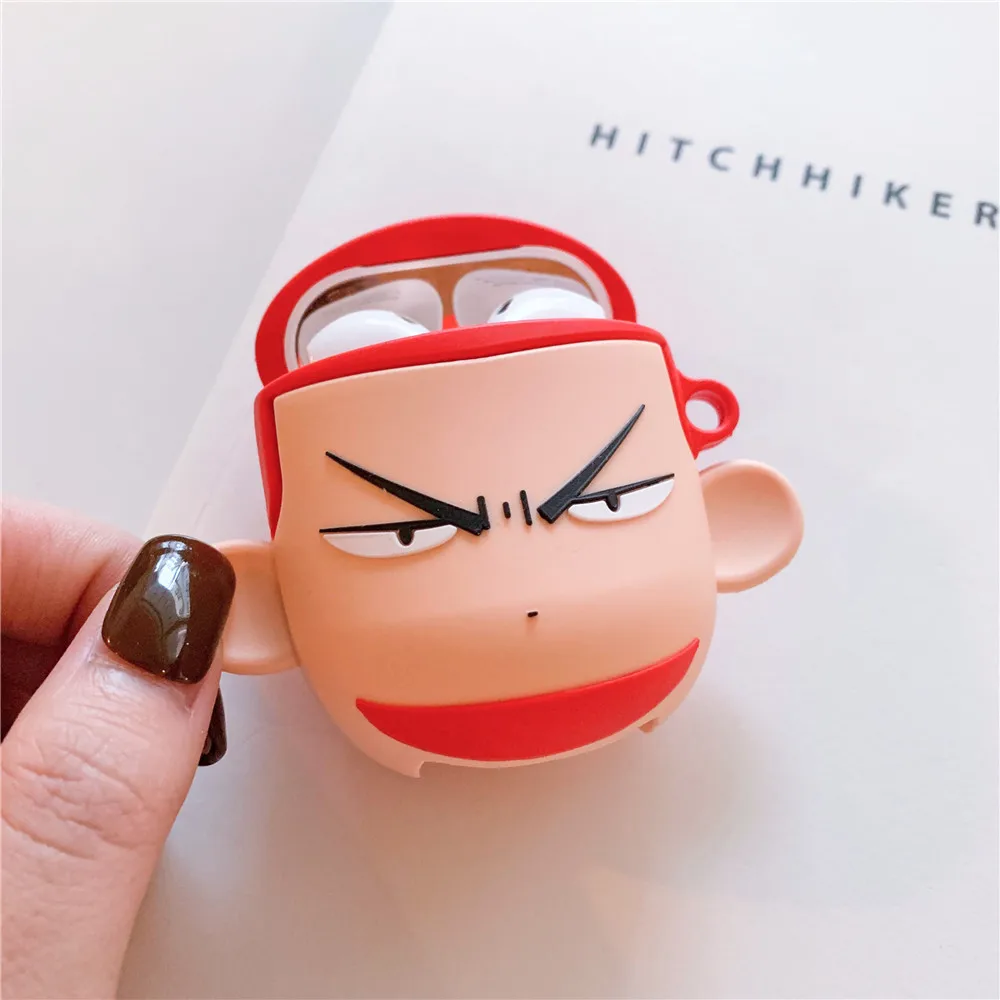 3D силиконовый чехол SLAM DUNK Hanamichi Sakuragi для airpods 1 2 защита беспроводной Bluetooth