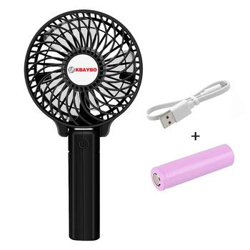 

Rechargeable handheld mini fan folding hand fan battery operating personal fan hand bar desktop fan OEM