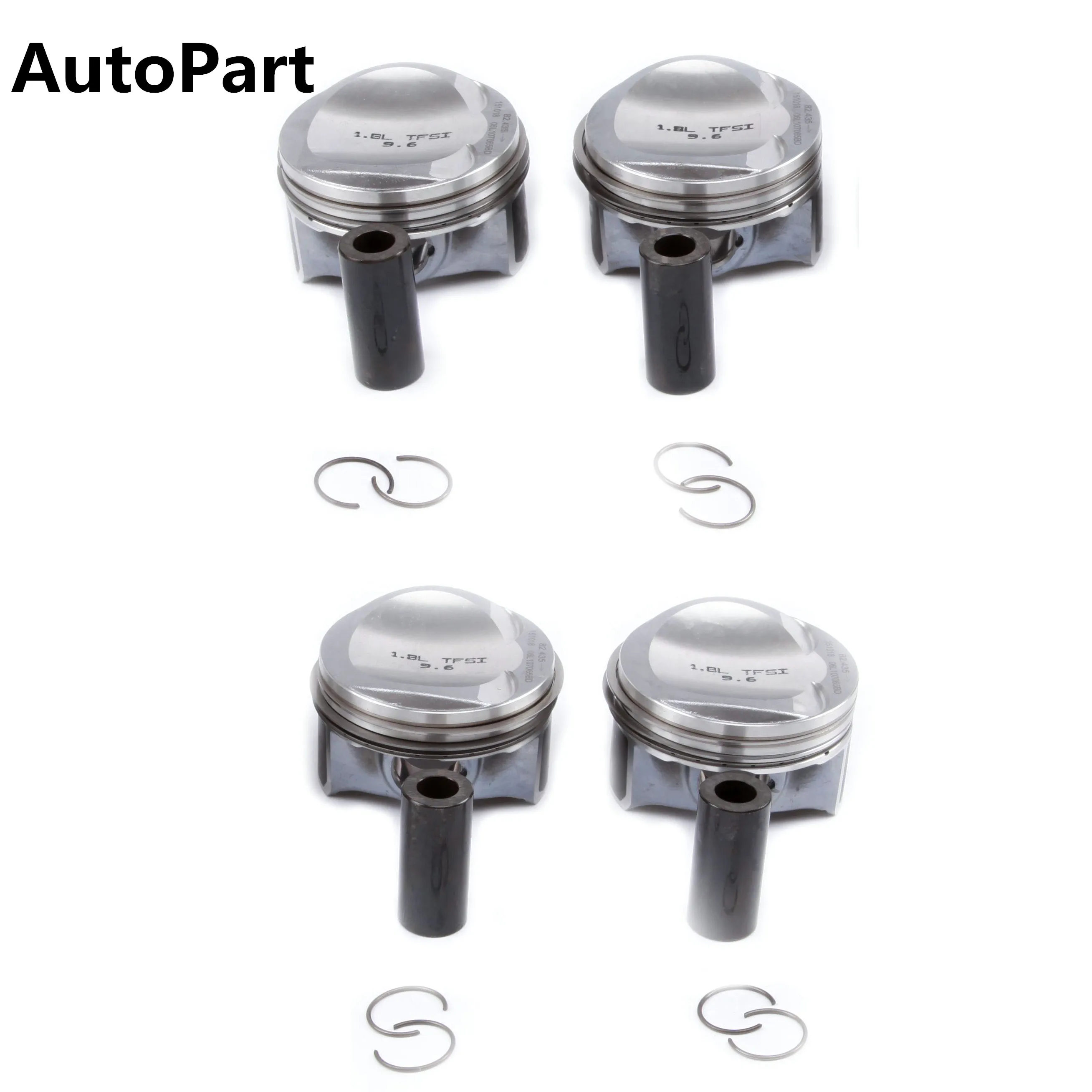 

4PCS 06H 198 151 CP STD 82.5mm Engine Piston And Piston Rings Kit Pin 23mm For VW Golf CC Audi A3 A4 A5 TT 1.8TSI 06H107065DF