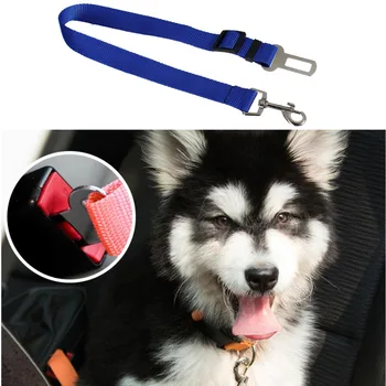 

3 Colors Cat Dog Car Seat Belt Adjustable Pet Vehicle Safety Belt Dog Puppy Seatbelt Harness Lead Leash Pet Products 67.5cm 1 PC