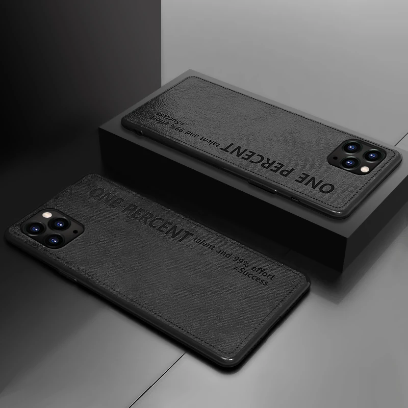 ADKO ткань текстура яркий цвет чехол для телефона iPhone 11 ультра тонкий противоударный мягкий край чехол Coque для iPhone 11 Pro Max