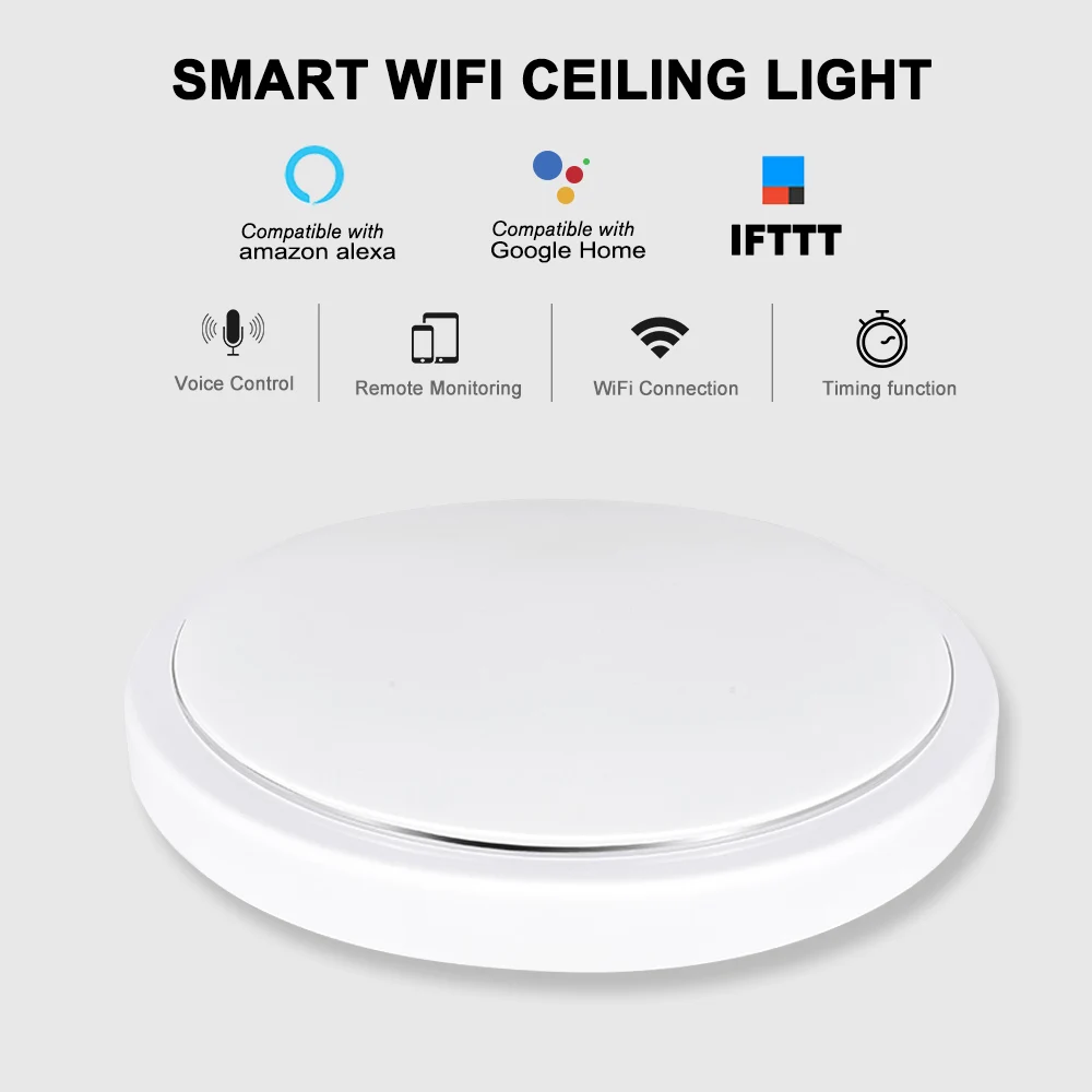 Умный потолочный светильник с поддержкой Wi Fi 48 Вт|Модули для умного дома| |