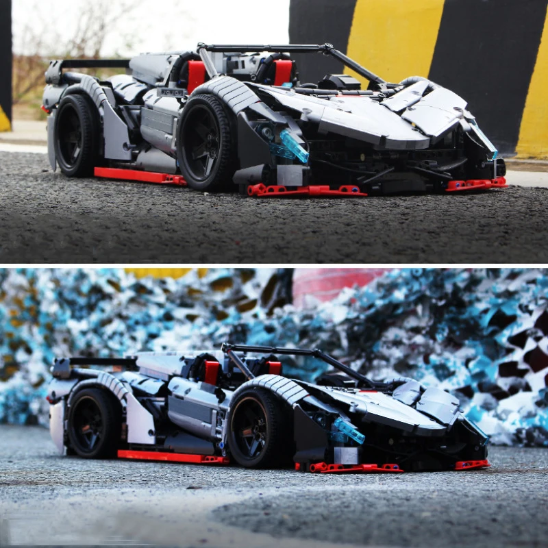 Радиоуправляемая техника Veneno Lamborghimis Roadster кирпичи Power Function RC автомобиль