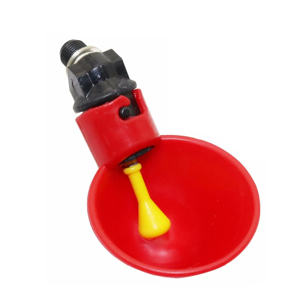 20pcs Automatic Chicken Drinker Cups Plastic Poultry Waterer Water Drinking Dispenser Bowls Tool for Bird Quail Pigeon Hen
