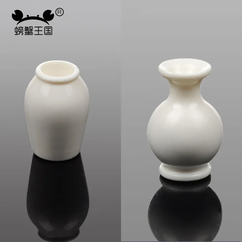  Jiangsu Architecture Sand Table Material Landscape Background Model White Mini Vase Model Multi--