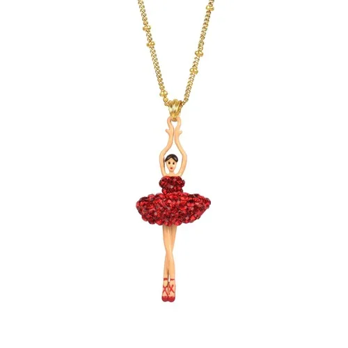 

Classic Ballet Ladies of Jazz Necklace High-End Enamel Accessories Processing French Romantic Jewelry