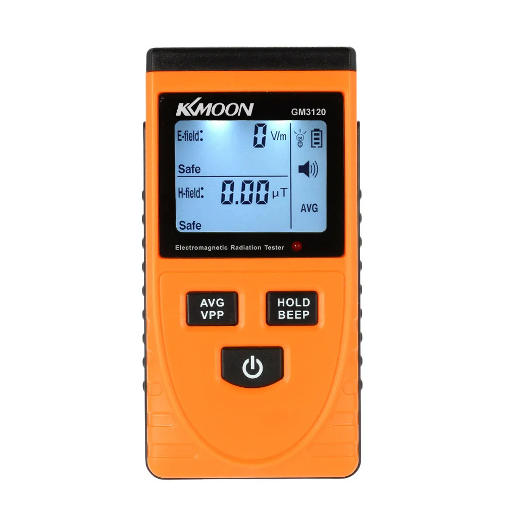 KKmoon GM3120 3-1/2 ЖК-дисплей детектор электромагнитного излучения тестер Измеритель радиации дозиметр счетчик измерения