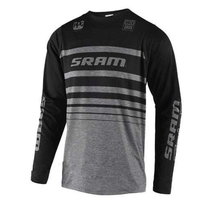 SRAM Открытый велосипед Джерси crossmax moto Спортивная Мужская футболка mx велосипед mtb футболка лето горные с длинным рукавом велосипедная одежда - Цвет: H