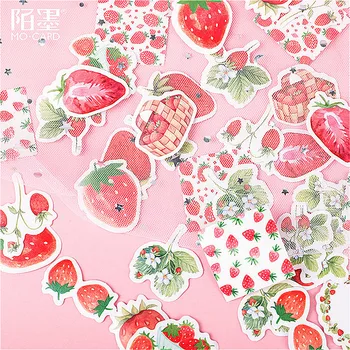 

1pack Delicate Strawberry Cheese Washi Tape Basic Color Paper Washi Tape Adhesive Tape Decorative Label Stationery Tapes