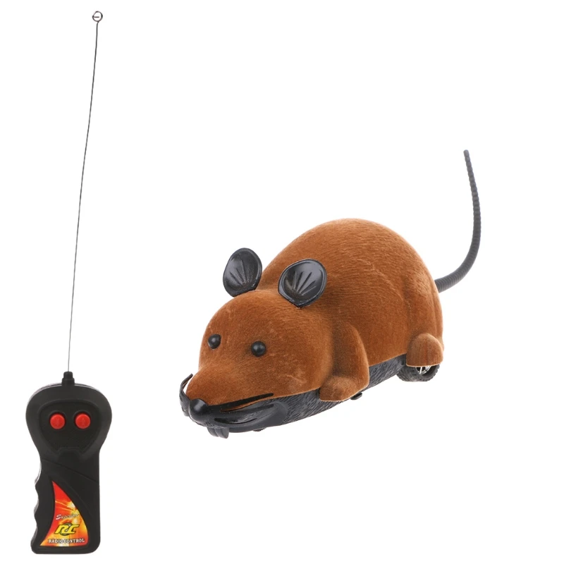 

Cats Interactive Electric Toys Simulation Mouse Remote Control Prank Trick Gifts