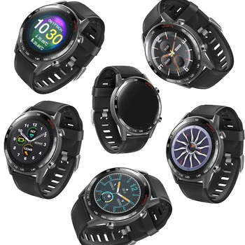 

Men and Women Smart Watch T23 Round Color Screen Motion Tracking Waterproof IP67 Bluetooth Temperature Blood Pressure Watch