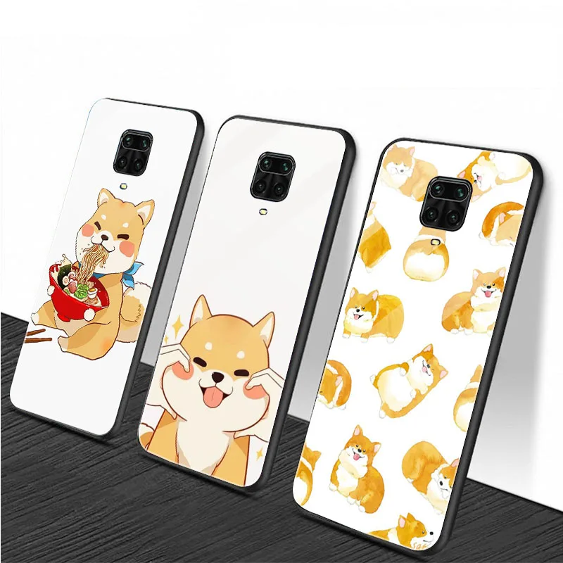 Чехол-накладка Corgi Dog чехол из закаленного стекла для телефона Redmi 6 7Pro 8 8T 9Pro Note 10 Pro