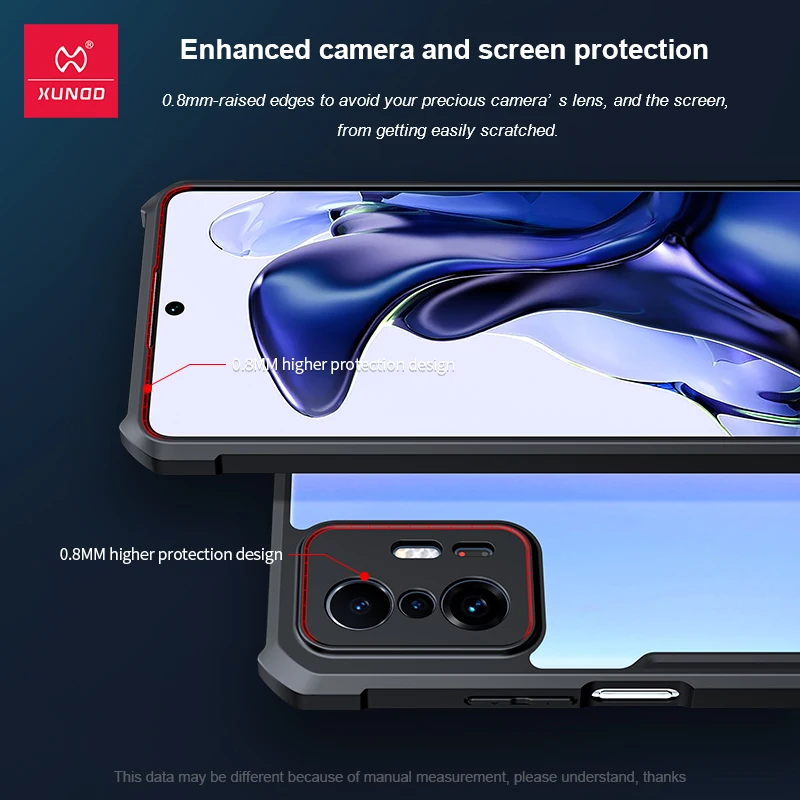 Custodia Con Cordino Per Xiaomi 11T / 11T Pro – Cover Trasparente Morbida TPU Con Laccio Regolabile, Protezione Antiurto (Nera)