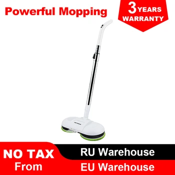 

(FBA)LIECTROUX F528A Wireless Electric Mop with Waxing ,Wet Dry Cleaning ,Water Spay,Mopping Robot Non-Vacuum Cleaner, LED Light