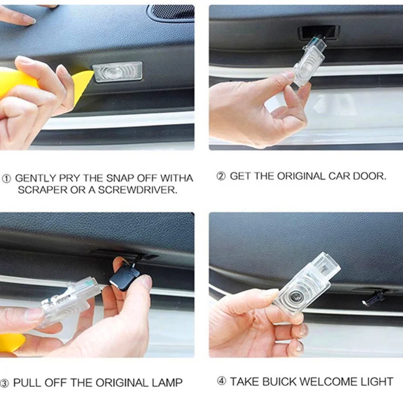 2 X Car Door Welcome Light LED Courtesy Lamp Projector Logo For E60 E90 F10 E63 F30 E64 E65 E86 E92 E85 E93 M3 M5 X1 X3 X6 X5 M4