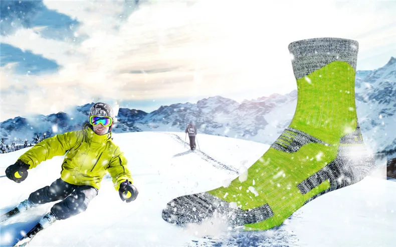 5 пар зимних тепловых лыжных футбольных носков для мужчин и женщин, спортивные походные носки для сноубординга, термоноски для велоспорта, треккинга, походов, носки