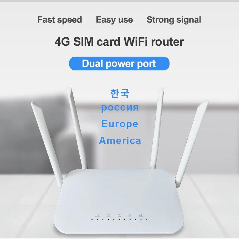 LC117 LTE CPE 4G router 300m CAT4 32 usuarios de wifi RJ45 WAN, LAN MÓDEM INALÁMBRICO tarjeta SIM 4G wifi router