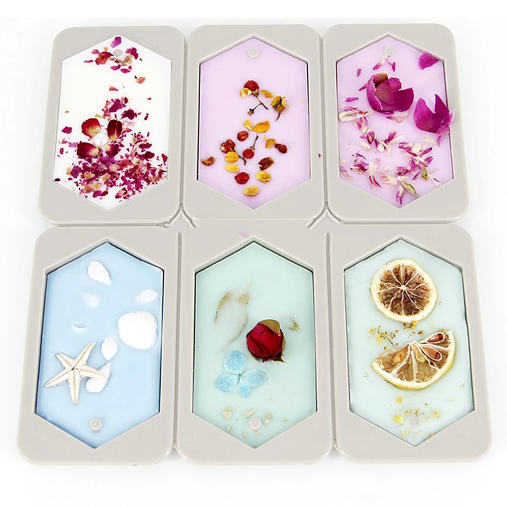 3Pcs Jewelry Casting Mold 18 Cavities Cabochon Silicon Mould with Hanging Hole for Resin Jewelry Making DIY Craft