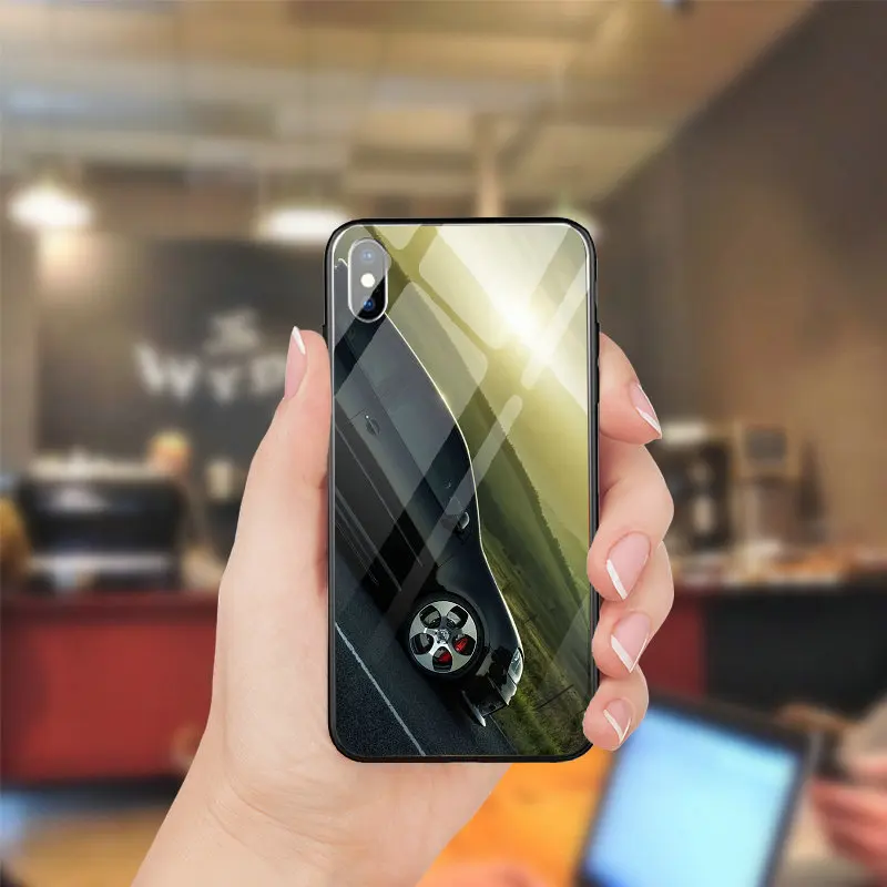 Для iPhone 5 5S SE 7 6S 6 8 Plus X XR XS Max чехол из закаленного стекла чехол для телефона Golf 7 Gti Edition 40 Clubsport