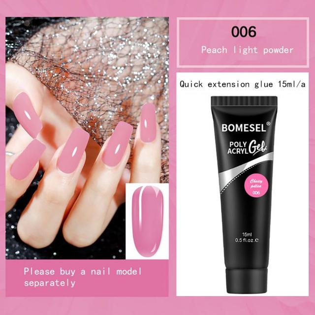 Nail Gel Crystal Extension Gel Nail Polish All For Manicure UV Nail Gel Nail Art Quick Building Nail Polish TSLM2