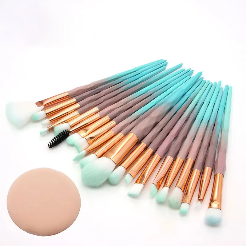 

20/set Diamond Makeup Brushes Set Powder Foundation Blush Blending Eye shadow Lip Cosmetic Beauty Make Up Brush pincel maquiagem