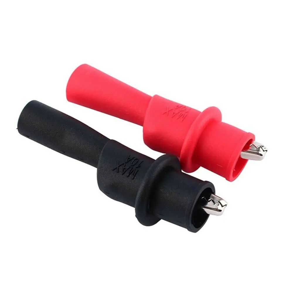 10Pcs Meter Alligator Crocodile Clip Clamp Test Lead Probe Per Tester Come Fluke Ecc.