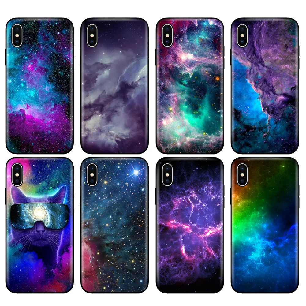 Черный чехол из ТПУ для iphone 5 5s se 6 6s 7 8 plus x 10 силиконовый XR XS 11 pro MAX galaxy | Мобильные