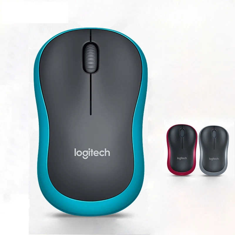 Logitech M185 оригинальная беспроводная мышь 1000DPI офисный компьютер USB нано приемник