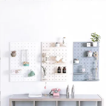 

REMARKABLY Wall Shelf DIY Plastic Home Decor Organizer Rack For Storage Assembly Detachable Storage Shelves Holder Accessories