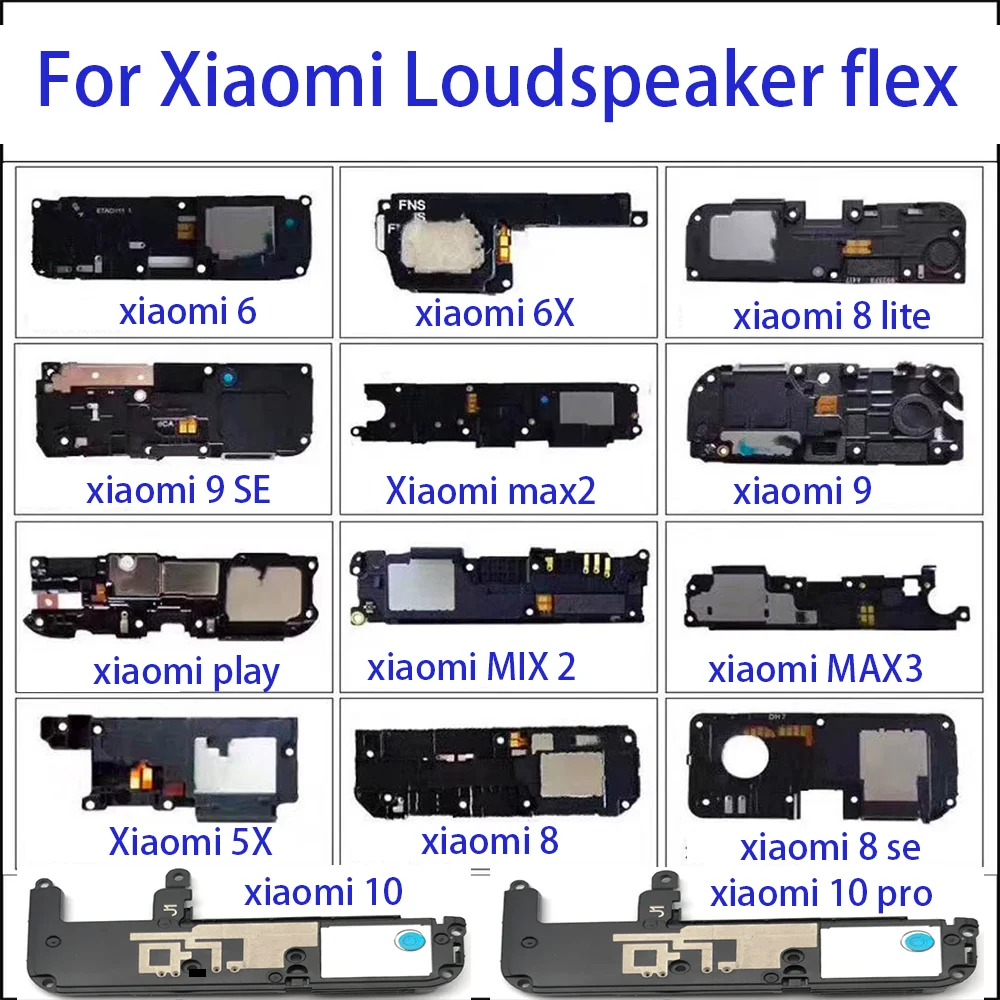 Динамик звуковой зуммер для Xiaomi Mi 5X 6 6X 8 SE lite 9 MI10 MAX2 3 MIX 2 Play громкоговоритель