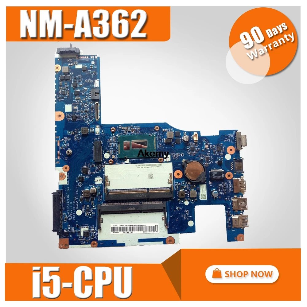 

Tested ACLU1 ACLU2 UMA NM-A272 NM-A362 For Lenovo G50-70 Z50-70 G50-70M G50-80 Notebook motherboard i5-CPU