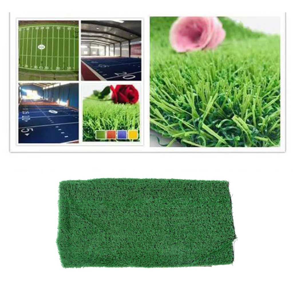 Artificial Grass Rug Realistic Home Lawn Landscape Synthetic Turf Mat Faux Grass