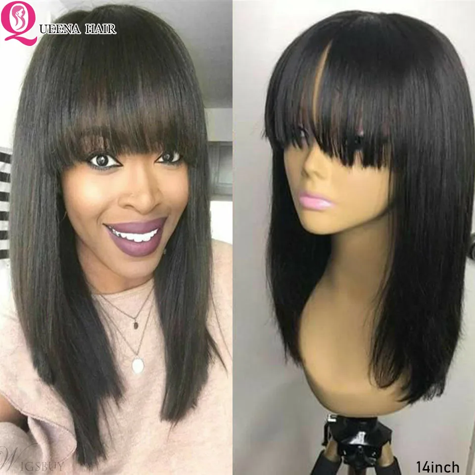 bob wig with bang