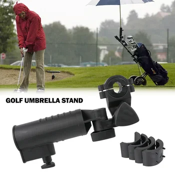 Golf Umbrella Stand Durable Golf Club Umbrella Holder Stands for Bike Buggy Cart Baby Pram Wheelchair Golf Car Parts Accessories