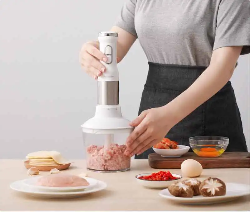 XIAOMI MIJIA QCOOKER CD-HB01 ручной блендер электрический кухонный портативный кухонный комбайн миксер соковыжималка многофункциональная быстрая приготовление пищи