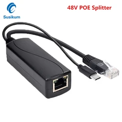 Séparateur POE RJ45 48V à 5V, alimentation Micro USB, câble adaptateur Ethernet, Module d'alimentation pour caméra IP 