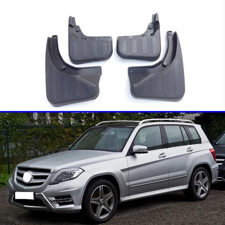 4 Mud Flaps Splash Guard Fender Car Mudguard for Mercedes-Benz GLK 2010-2015