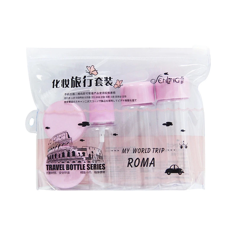 7 Pcs Spray Bottle Cosmetics Sub bottle Set Bottle 40ml 25ml 10g Portable Travel Set Bottle 2
