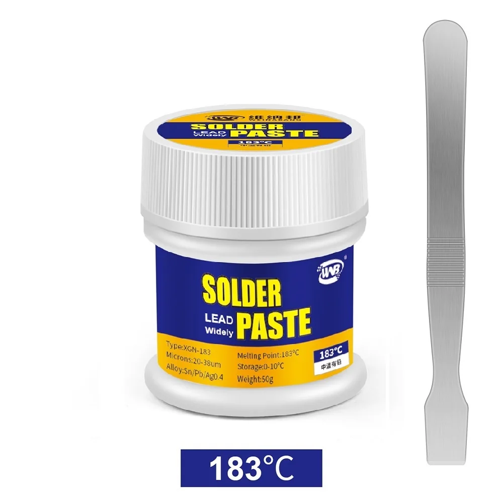 aluminum tig rod WNB 50g Leaded Sn63/Pb37 Solder Tin Paste Melting Point 183℃ Soldering Paste Welding Cream Flux For SMD PCB Circuit Board Repair wireless welding rod holder stinger Welding & Soldering Supplies