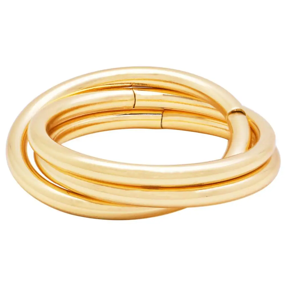 Gold Золотое серебряное кольцо для полотенец, салфеток, кольцо для салфеток, пряжка для салфеток, ювелирное изделие для ресторана, украшения свадебного стола, для праздника, вечеринки - Цвет: Gold