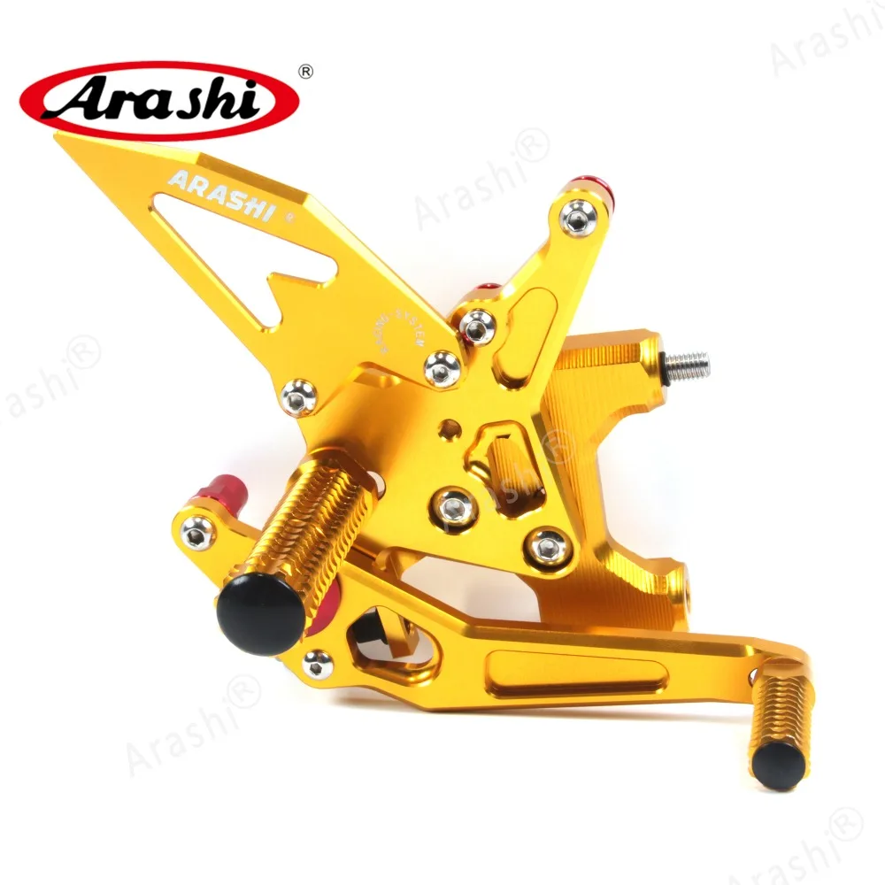 Для DUCATI 959 Panigale- CNC Rider регулируемая подножка подножки Rearset подставки для ног серебро черное золото алюминий Arashi