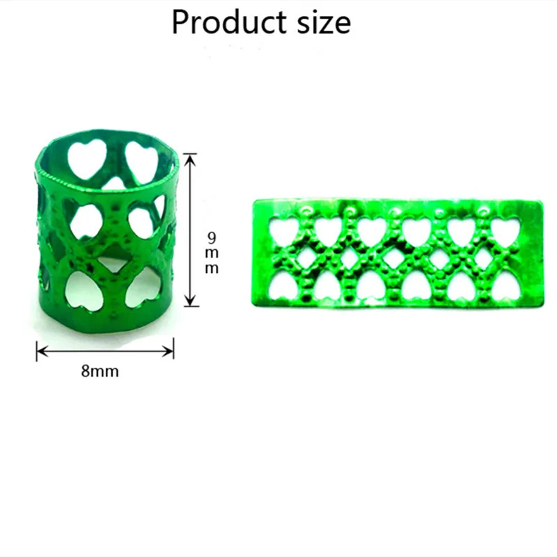 Горячая мода 100 шт./пакет красочные бусины для косичек кольца манжеты Инструменты для укладки волос Косметика Макияж Красота аксессуары
