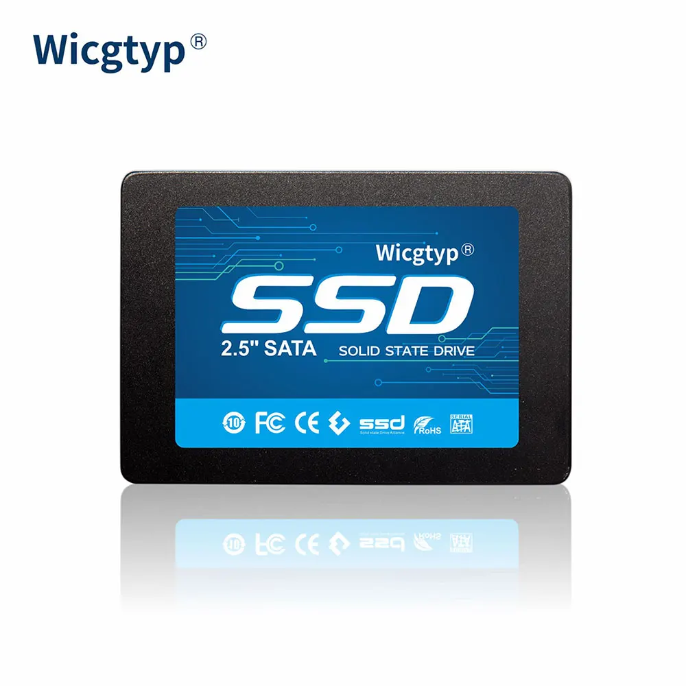 Wicgtyp 2.5 Inch SATA III 6GB/S SATA II SSD 64GB 128GB 256GB 512GB 1TB Solid State Disk 2.5\